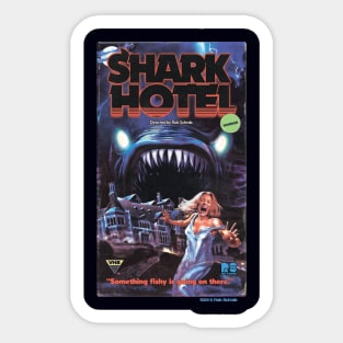 Shark Hotel Sticker